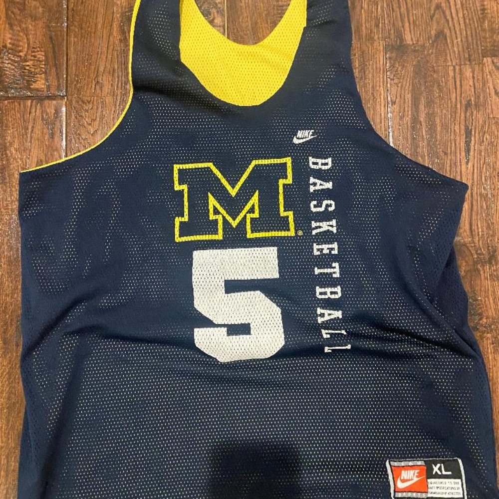 Michigan Basketball Jersey Reversible